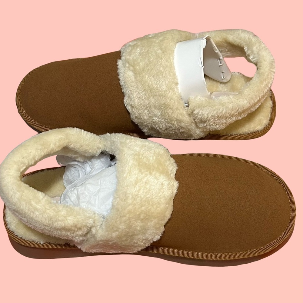 NWT!MIA SLIP ON/REMOVABLE BACK STRAP, CUSHION FOOTBED CLOG W/SHEARLING,SZ 10 - Picture 3 of 16